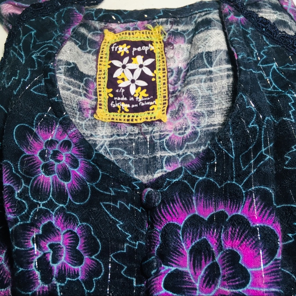 FREE PEOPLE FLORAL TANK TOP - Picture 6 of 8